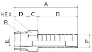 TOYOFUSSO胶管专用接头 